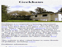 Tablet Screenshot of geeksville.com